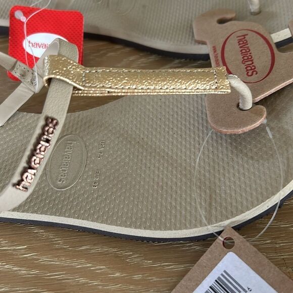 Havaianas women you rio sandal - sand grey,Size 7.5, NWT - Picture 4 of 9